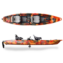 Load image into Gallery viewer, Feelfree-Lure II Tandem w/ Overdrive-Kayak-Fire Camo-
