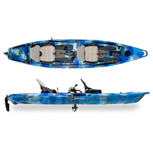 Load image into Gallery viewer, Feelfree-Lure II Tandem w/ Overdrive-Kayak-Ocean Camo-
