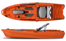 Load image into Gallery viewer, Bass 100-Boat-Jonny Boats-Orange-Waterways
